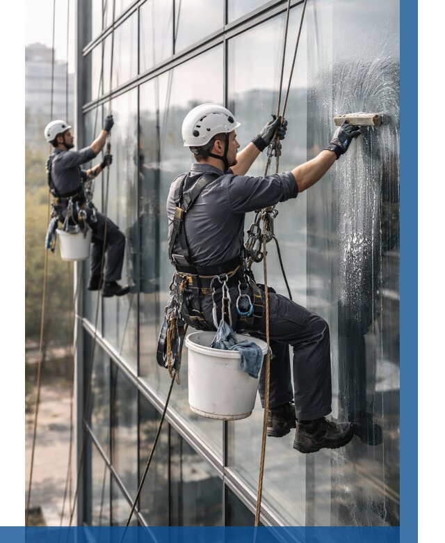 Мойка сплошного остекления в Махачкале, заказать от 311 р.| ВЫСОТНИК-Мхч