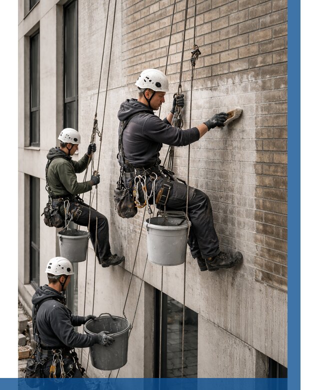 Удаление высолов с фасада в Махачкале от 259 р. | ВЫСОТНИК-Мхч