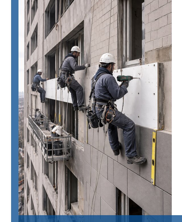 Монтаж фасадных термопанелей высокого качества в Махачкале