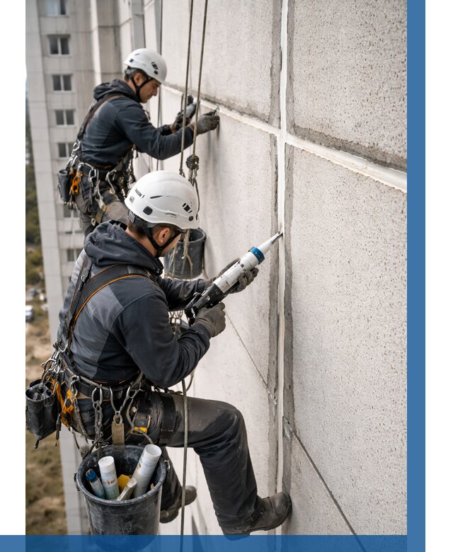 Герметизация межпанельных швов в Махачкале от 725 р. | ВЫСОТНИК-Мхч