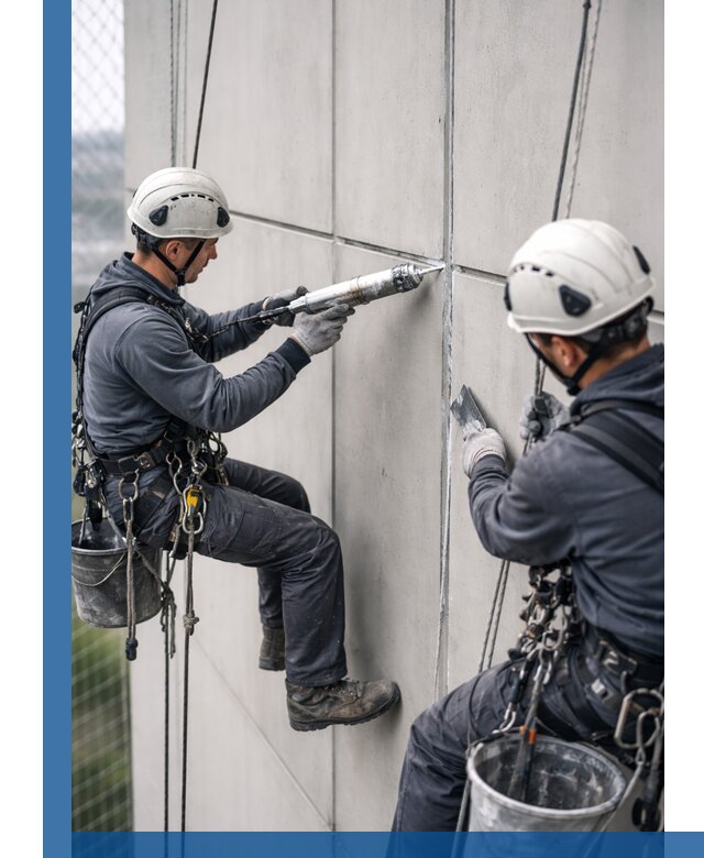 Первичная герметизация швов фасадов и кровель в Махачкале