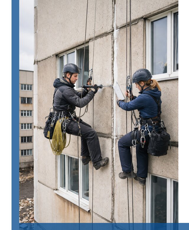 Герметизация межпанельных швов тёплым швом в Махачкале