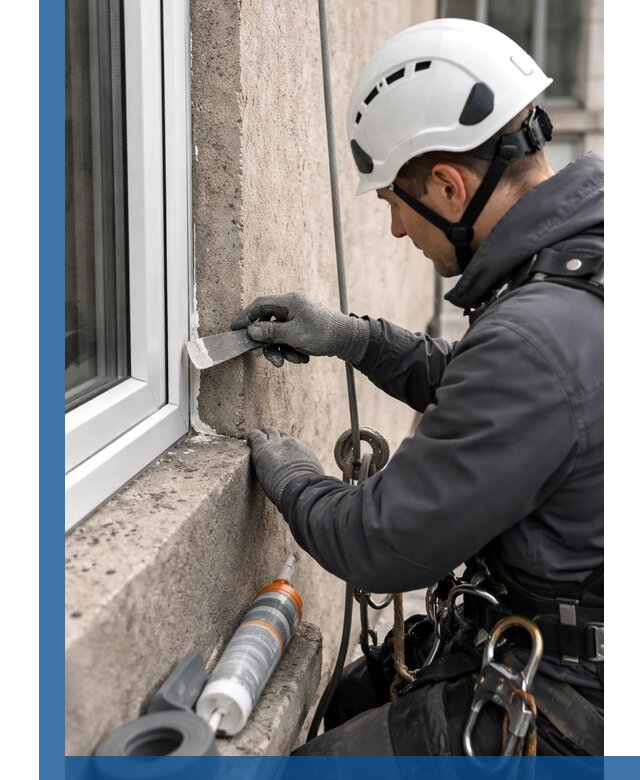 Герметизация монтажных швов окон в Махачкале с гарантией качества