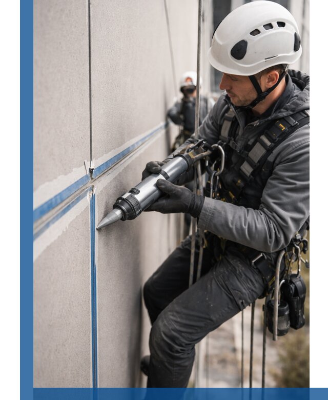 Герметизация стыков фасадных панелей в Махачкале качественно и быстро