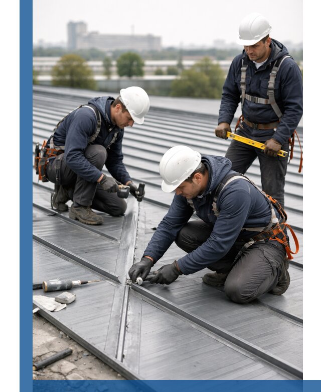 Ремонт фальцевой кровли в Махачкале срочно и качественно