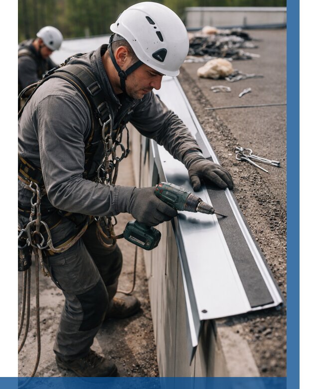 Монтаж капельника на кровле в Махачкале от 311 р. | ВЫСОТНИК-Мхч