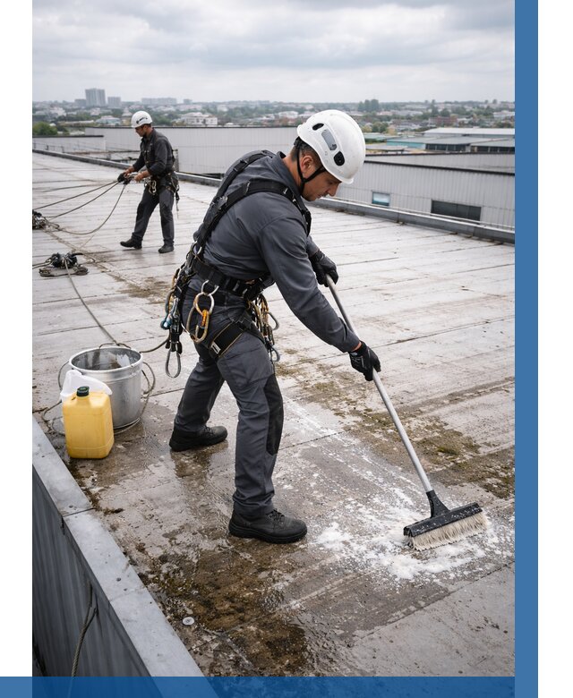 Очистка крыши по графику в Махачкале от 7766 р. | ВЫСОТНИК-Мхч