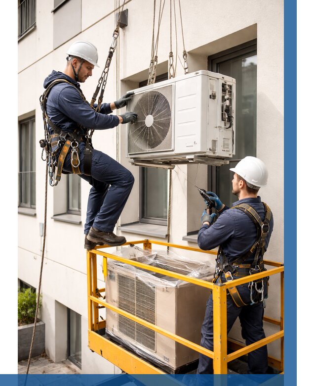 Демонтаж внешнего блока кондиционера в Махачкале от 3624 р. | ВЫСОТНИК-Мхч