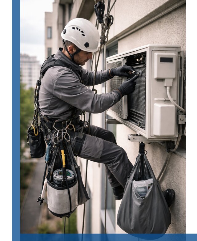 Обслуживание внешнего блока кондиционера в Махачкале профессионально