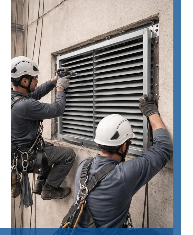 Монтаж вентиляционных решеток в Махачкале от 4660 р. | ВЫСОТНИК-Мхч