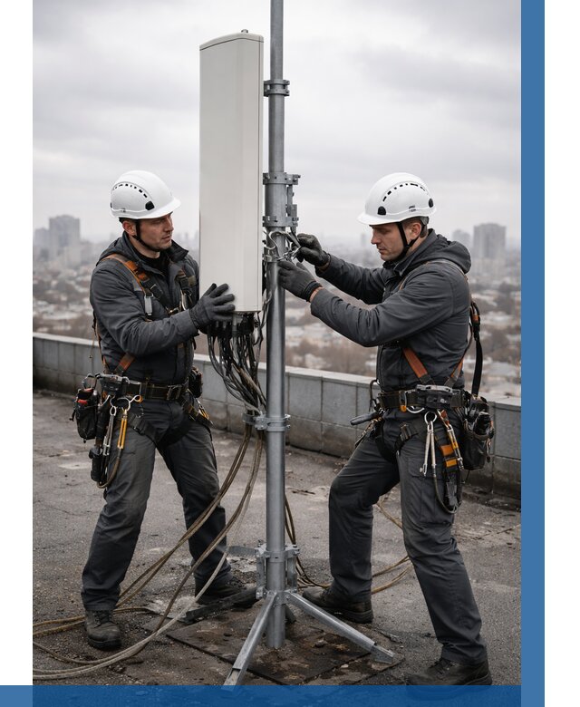 Монтаж антенн связи на крыше в Махачкале от 8802 р. | ВЫСОТНИК-Мхч