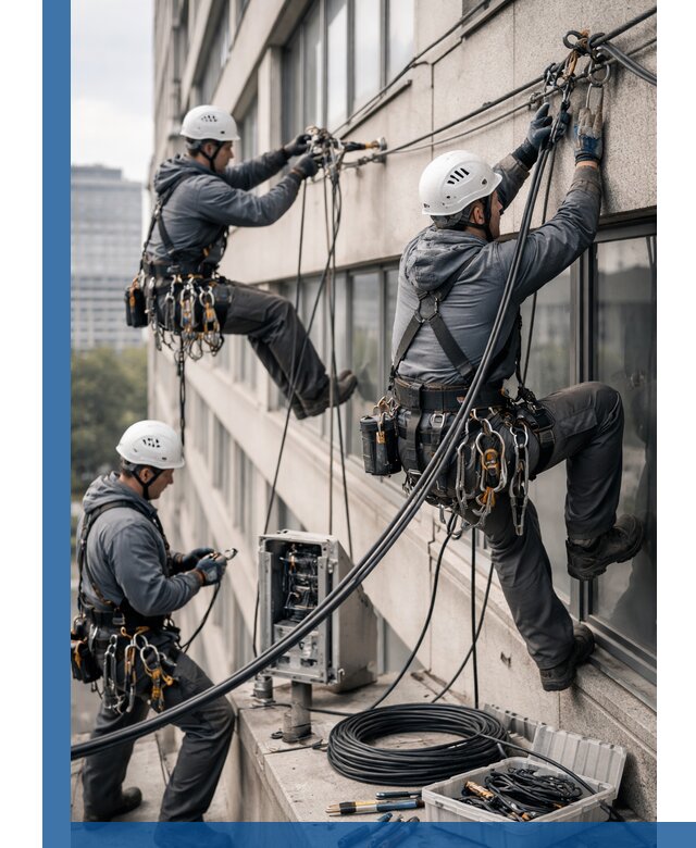 Прокладка оптоволоконного кабеля в Махачкале под ключ с тестированием