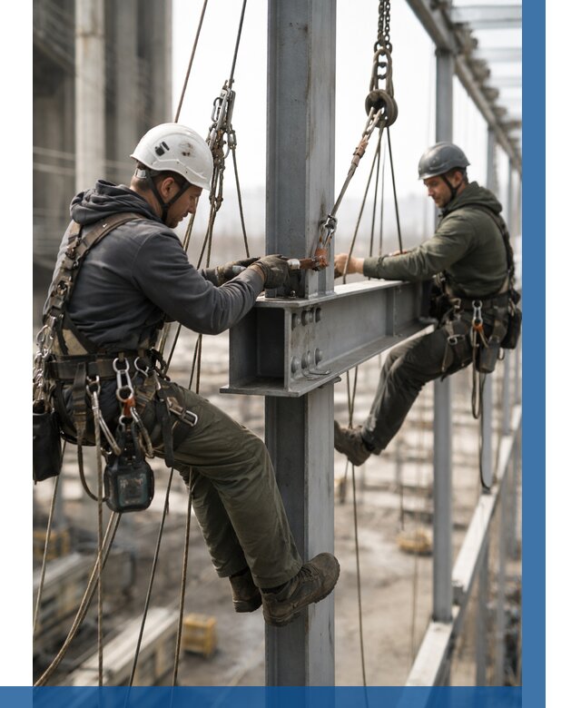 Монтаж металлоконструкций на высоте в Махачкале от 3624 р. | ВЫСОТНИК-Мхч