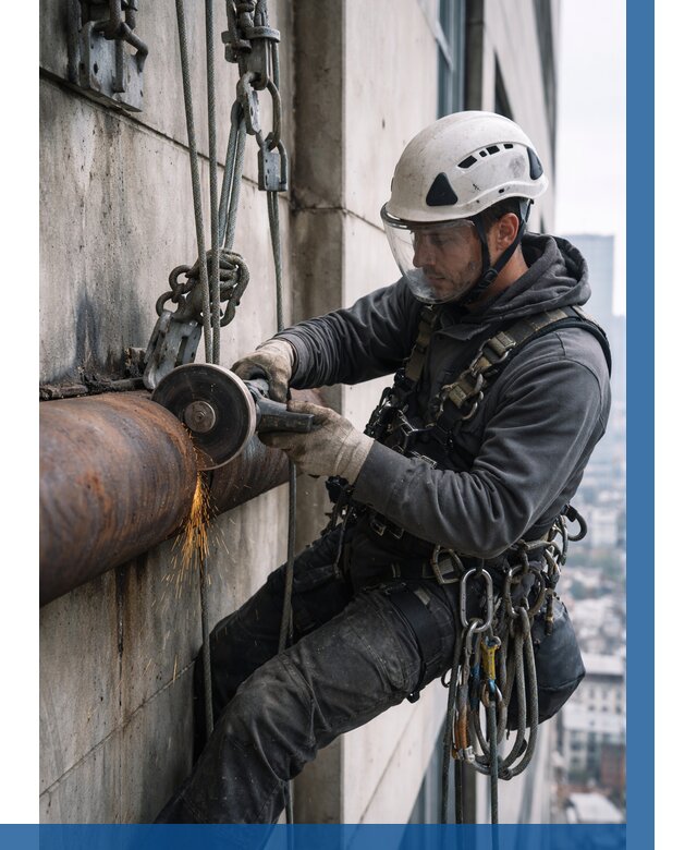 Резка металла на высоте в Махачкале по цене от 4660 р. | ВЫСОТНИК-Мхч