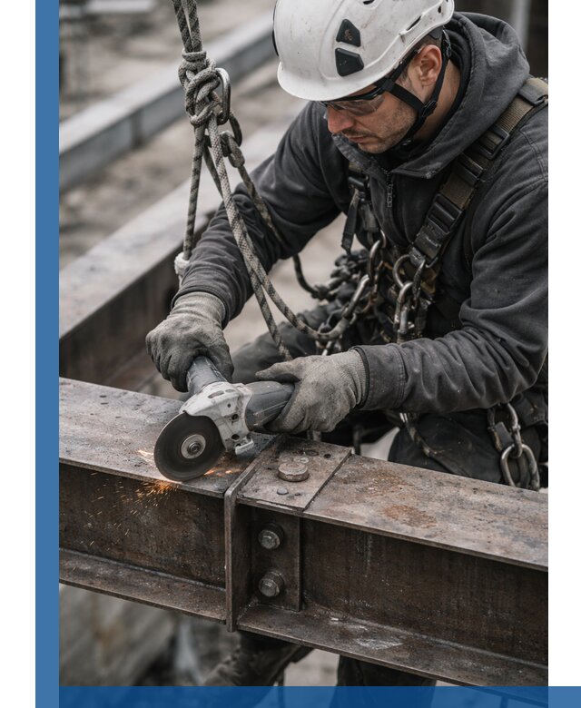 Резка металла на высоте в Махачкале для зданий и конструкций