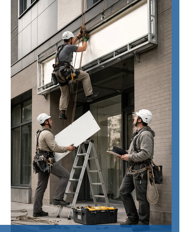 Монтаж светового короба в Махачкале от 6731 р. | ВЫСОТНИК-Мхч