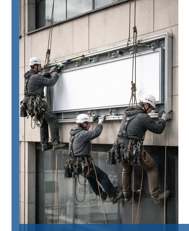 Профессиональный монтаж светового короба под ключ в Махачкале