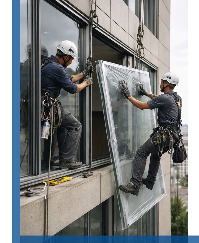 Профессиональная замена стекла в витраже в Махачкале с гарантией