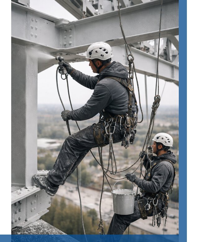Покраска металлоконструкций на высоте в Махачкале 362 р |ВЫСОТНИК-Мхч