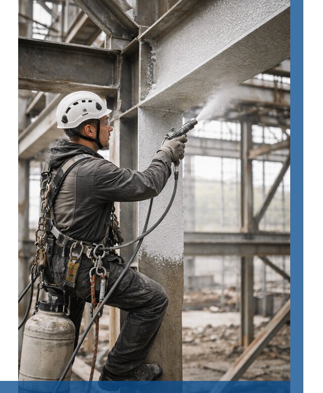 Огнезащита металлоконструкций от 777 р. | ВЫСОТНИК-Мхч в Махачкале