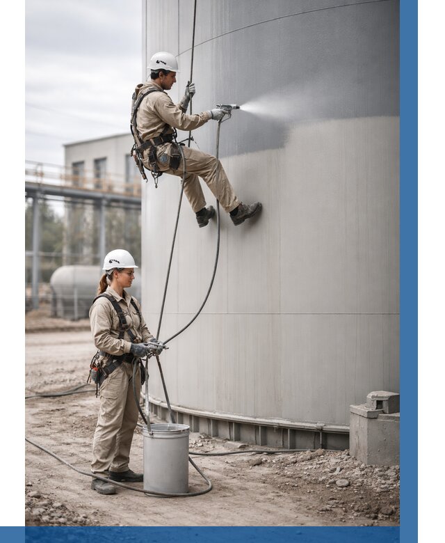 Покраска резервуаров в Махачкале от 1243 р. | ВЫСОТНИК-Мхч — заказать