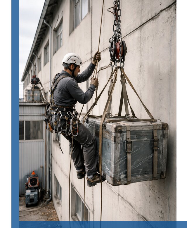 Подъем грузов на высоту в Махачкале для промышленных объектов