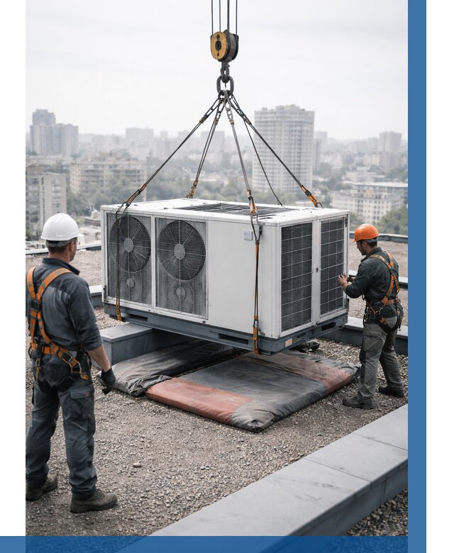 Подъем груза на крышу в Махачкале от 5178 р. | ВЫСОТНИК-Мхч заказать