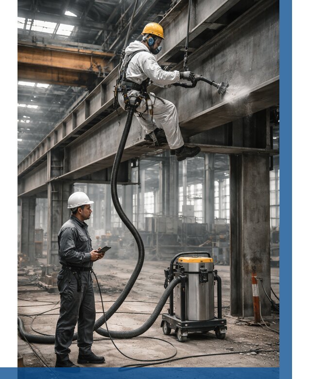 Обеспыливание конструкций в цехе в Махачкале от 4349 р. | ВЫСОТНИК-Мхч