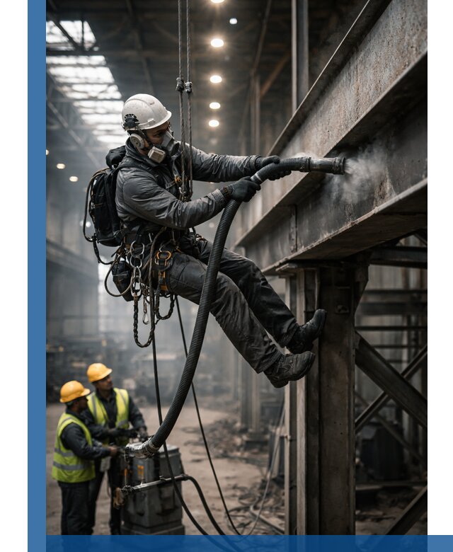 Обеспыливание конструкций в цехах промышленного производства в Махачкале