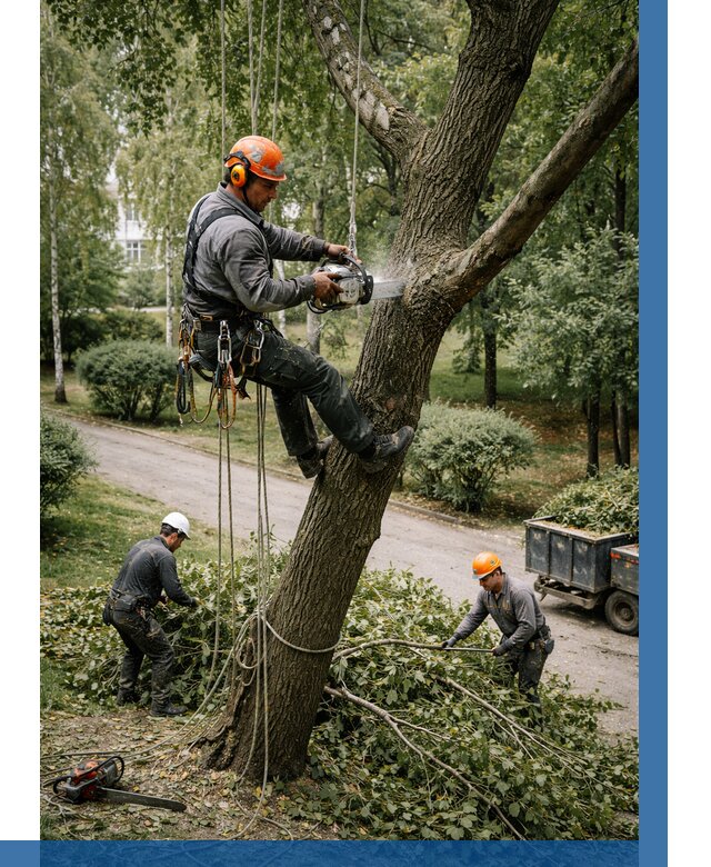 Кронирование деревьев в Махачкале от 6731 р. | ВЫСОТНИК-Мхч