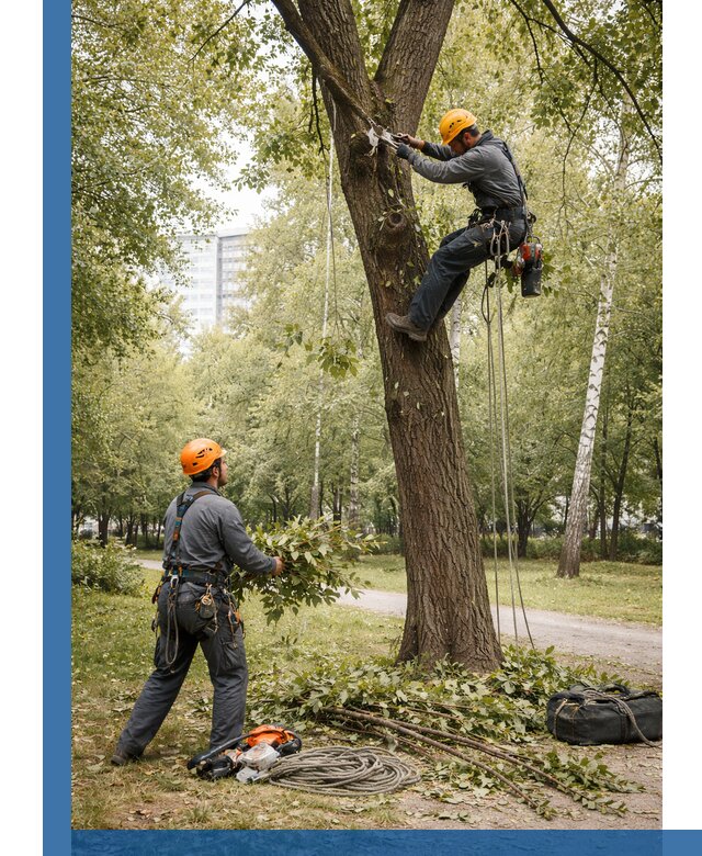 Санитарная обрезка деревьев в Махачкале, профессионально и безопасно