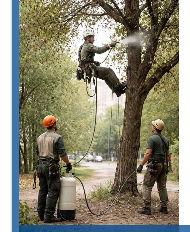 Обработка деревьев от вредителей в Махачкале профессиональная защита