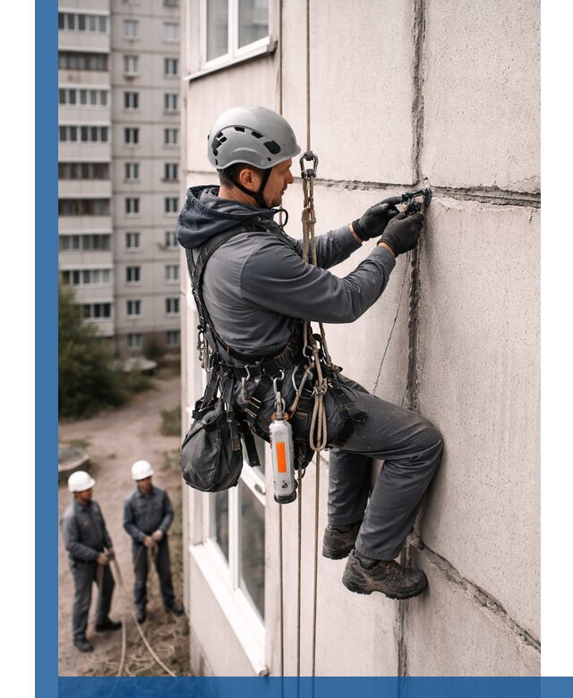 Обследование межпанельных швов и герметизация в Махачкале