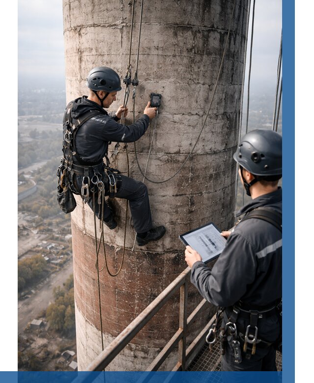 Обследование дымовой трубы в Махачкале от 8284 р. | ВЫСОТНИК-Мхч