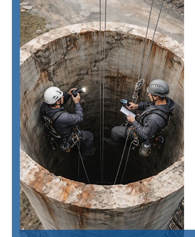 Обследование дымовой трубы: диагностика и оценка состояния в Махачкале