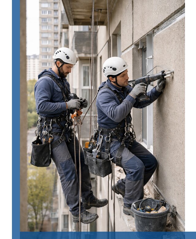 Промышленные альпинисты высотные работы и монтаж в Махачкале